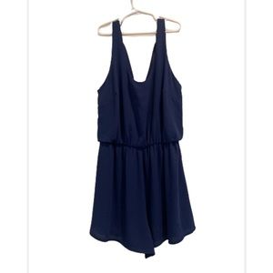 Navy Blue Romper